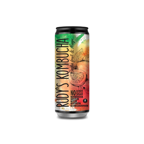 Rudy's Kombucha Passion Fruit & Mango (9x330ml)