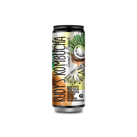 Rudy's Kombucha Coconut & Pineapple (9x330ml)