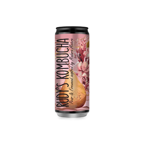 Rudy's Kombucha Pear & Fireweed by Madara Meiere (9x330ml)